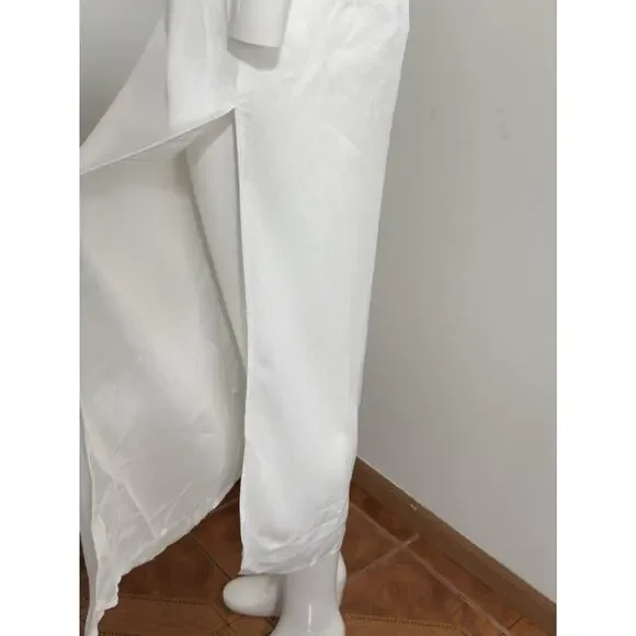 NWT Princess Polly Tailor White Maxi Dress Women’s 4, Cowl Neck Backless Party - Picture 7 of 15